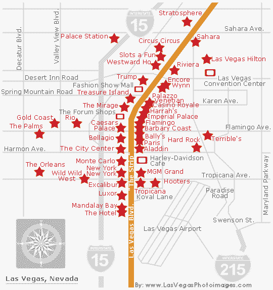 Las Vegas Map
