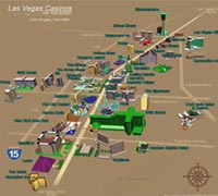 Las Vegas Casino Map